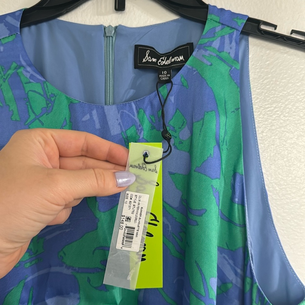 Sam Eldelman- fun print midi to maxi dress